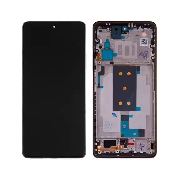 Дисплейний модуль для Xiaomi 11T, 11T Pro, з рамкою, Original PRC, Black - 1