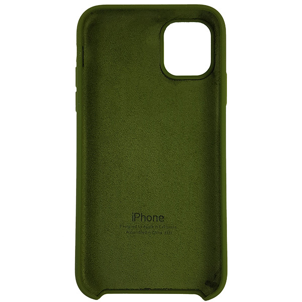 Чохол Copy Silicone Case iPhone 11 Dark Green (48) - 4