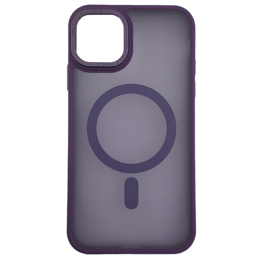 Чохол Stiff Cover Colorful Matte with Magsafe iPhone 14 Pro Purple - 1