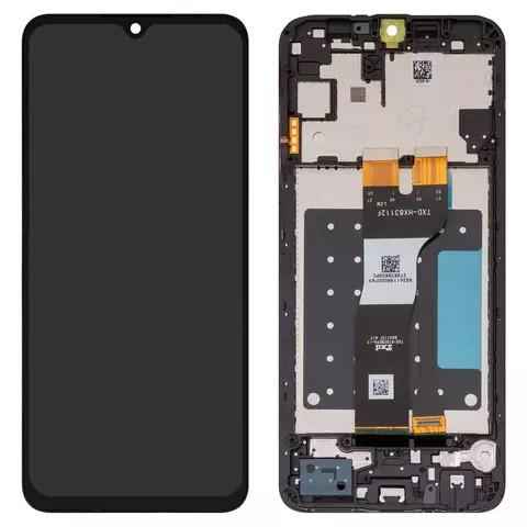 Дисплейний модуль для Samsung A057 Galaxy A05s, з рамкою, Original Ref., Black - 1