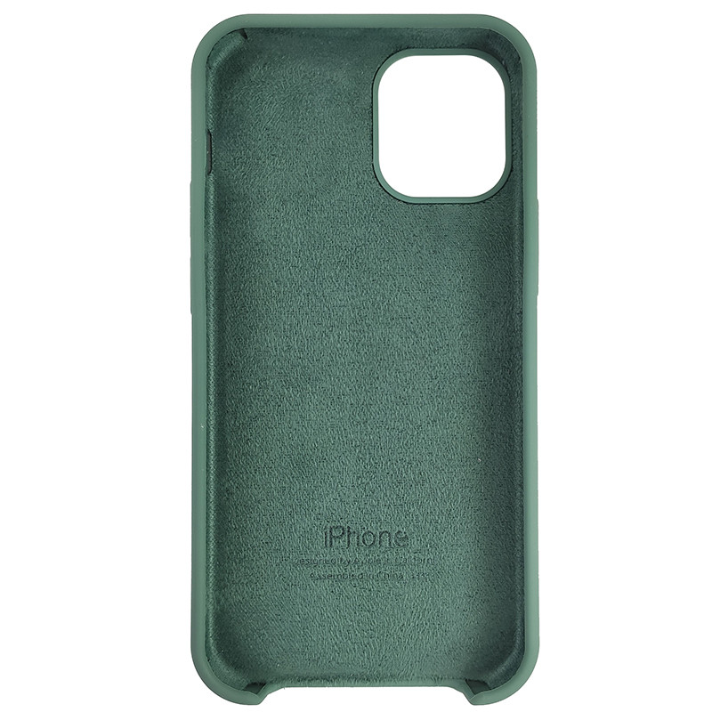 Чохол Copy Silicone Case iPhone 12 Mini Wood Green (58) - 3