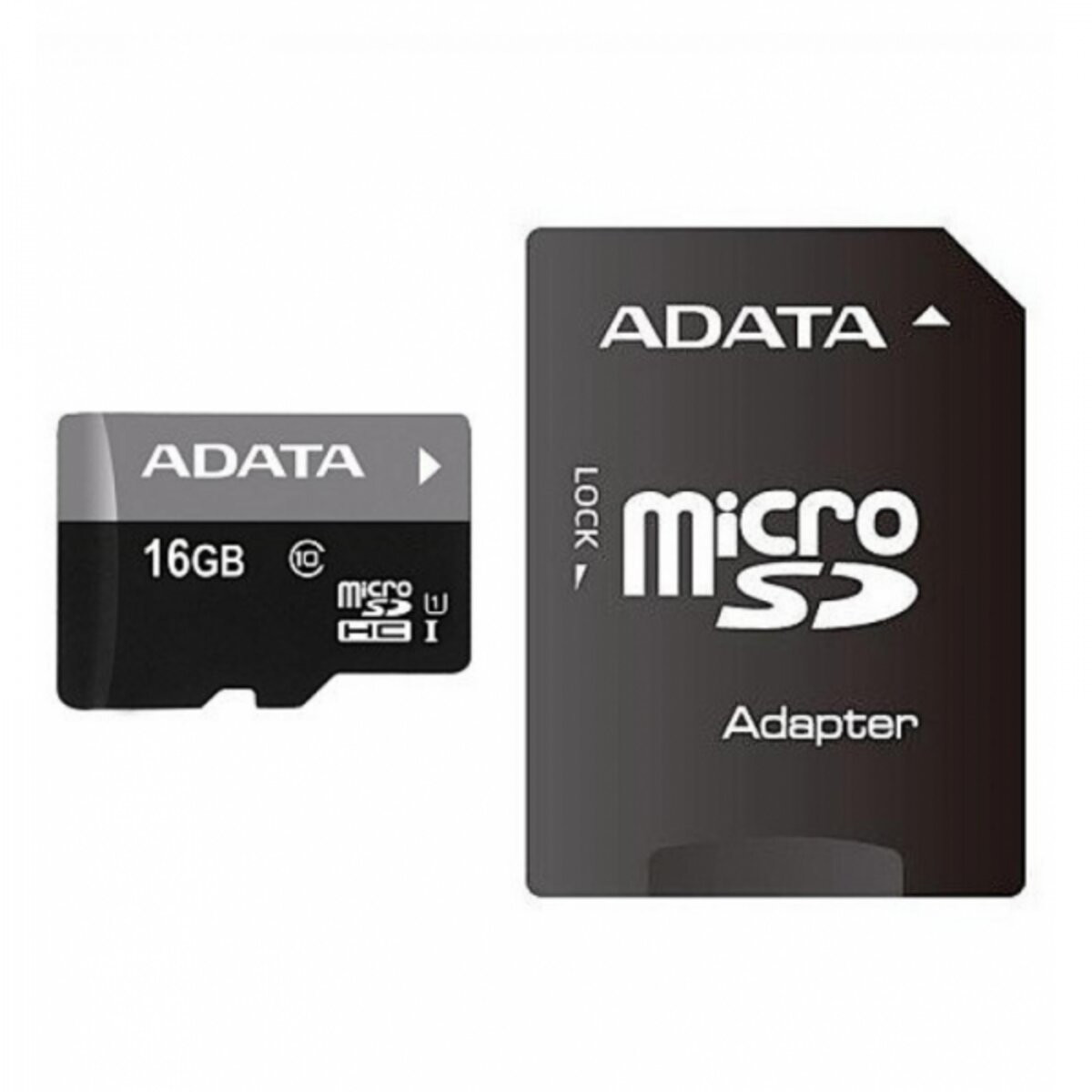 microSDHC (UHS-1) A-DATA Premier 16Gb Class 10 (R-100Mb/s) (adapter SD) - 1