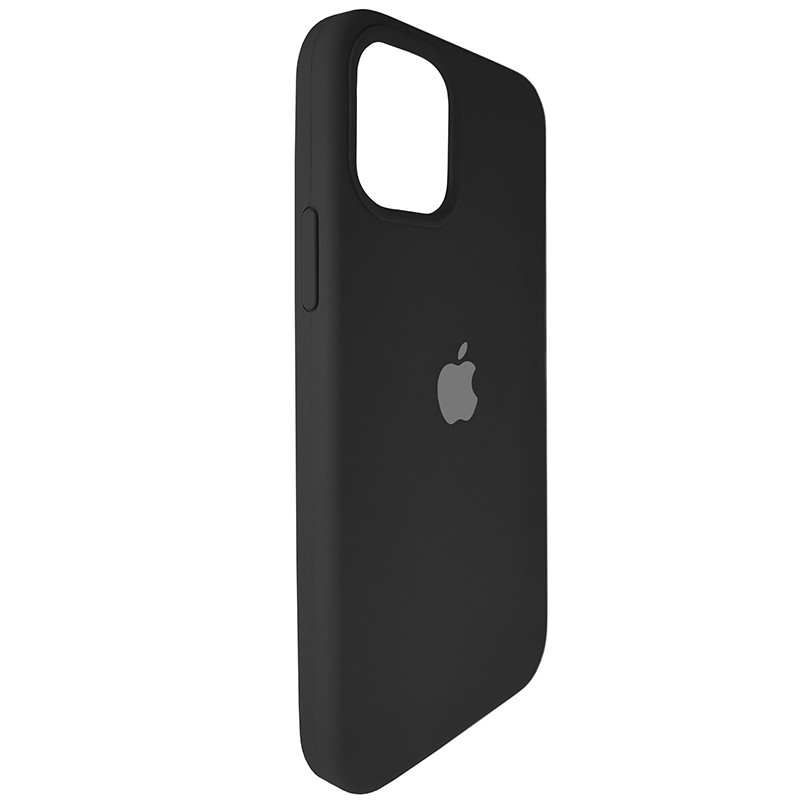 Чохол Copy Silicone Case iPhone 12/12 Pro Black (18) - 3