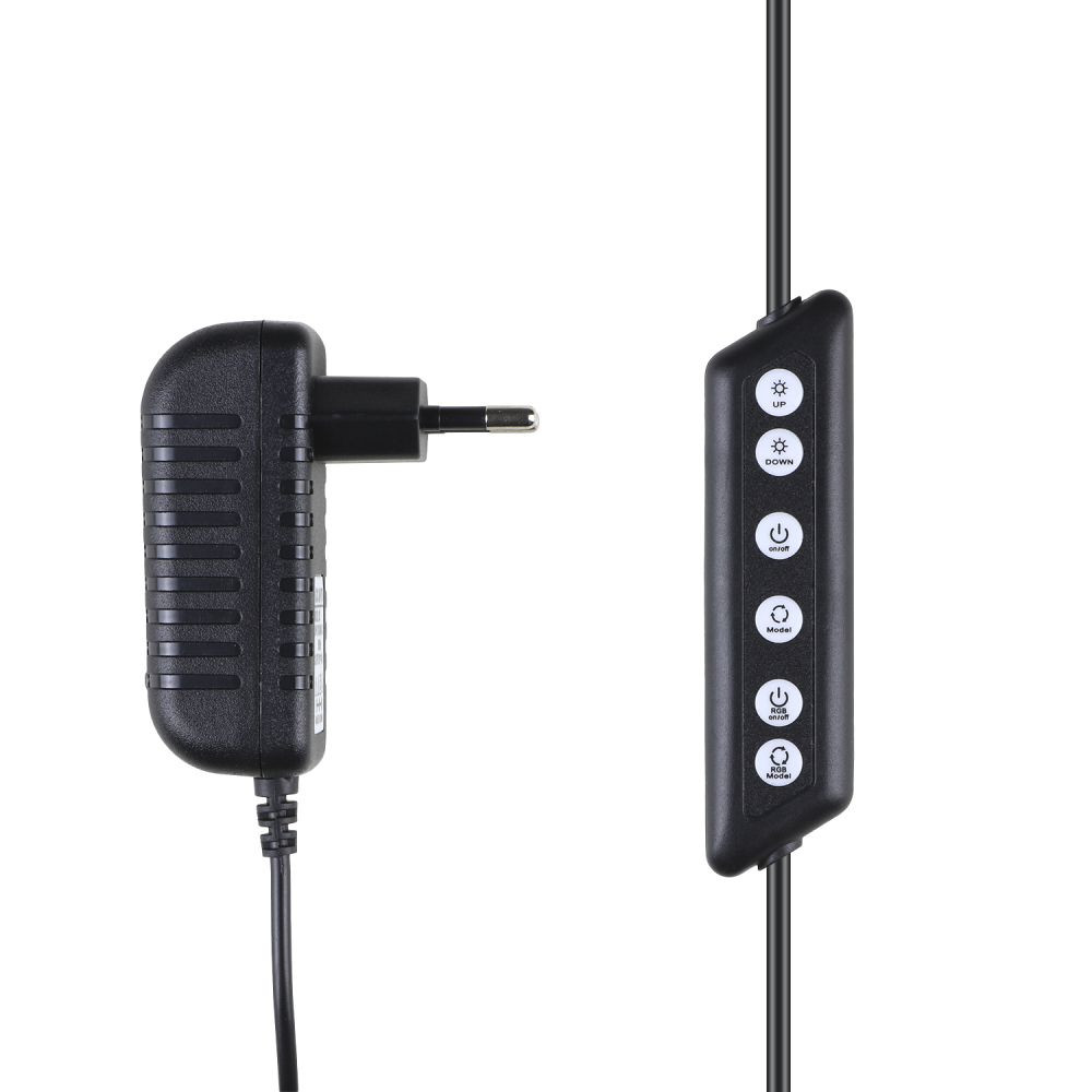 Кільцева лампа RGB LC-368 (Flower Type) 36cm Black - 6