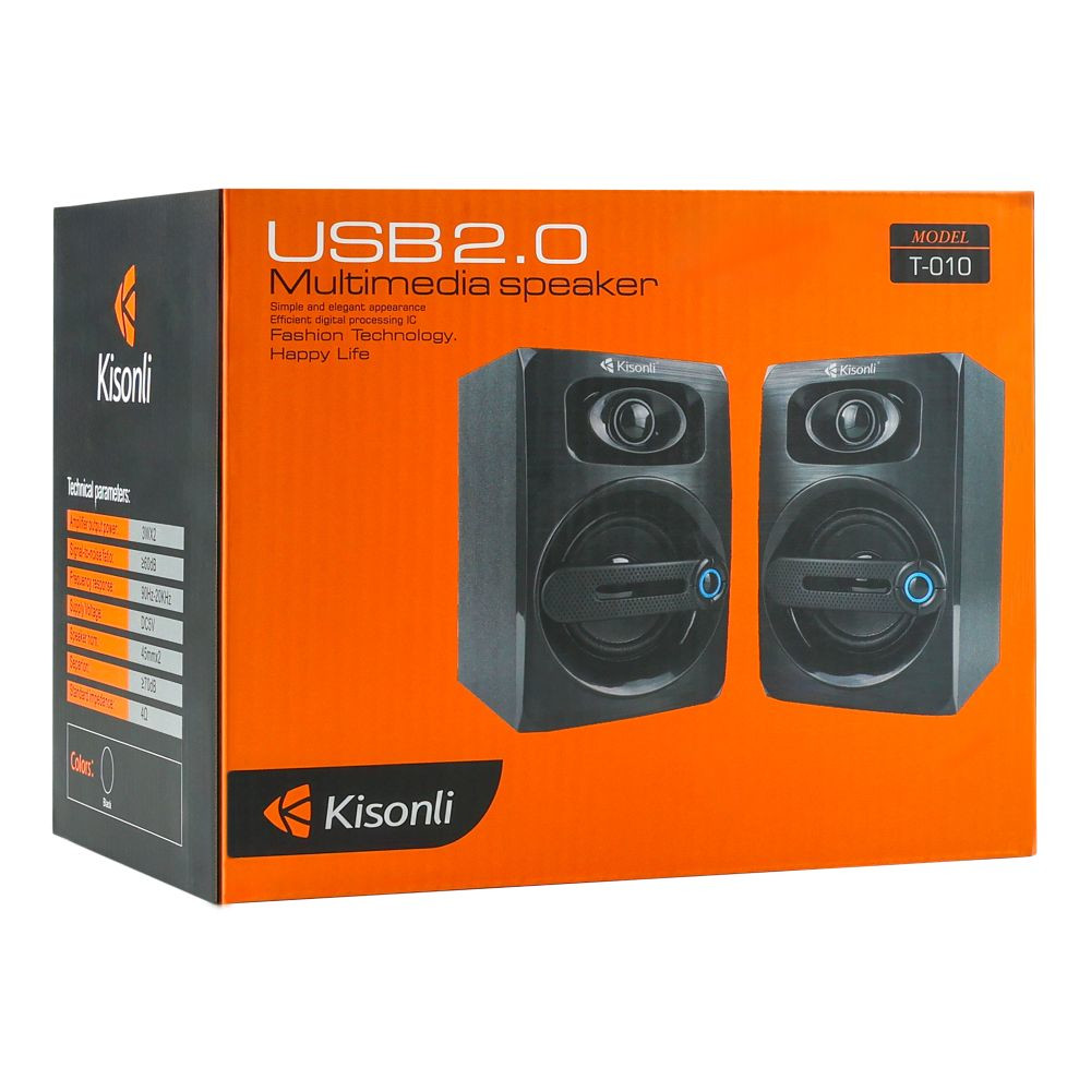 Провідні колонки Kisonli T-010, Black - 3