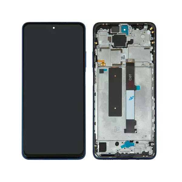 Дисплейний модуль для Xiaomi Mi 10T Lite, з рамкою, Original PRC, Atlantic Blue - 1