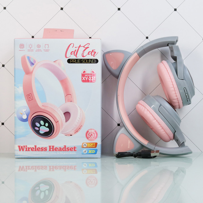 Безпровідна гарнітура Cat Ear XY-231 Wireless Pink - 2