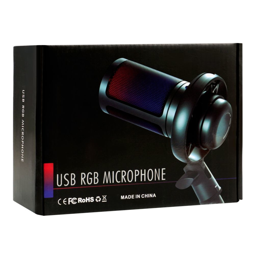 Мікрофон стримінговий провідний ME6S-RGB, Black - 3