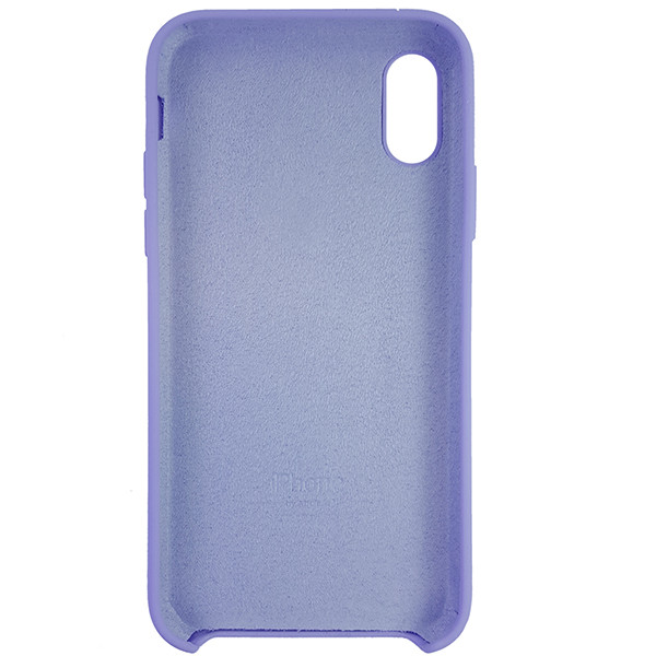 Чохол Copy Silicone Case iPhone X/XS Light Violet (41) - 4