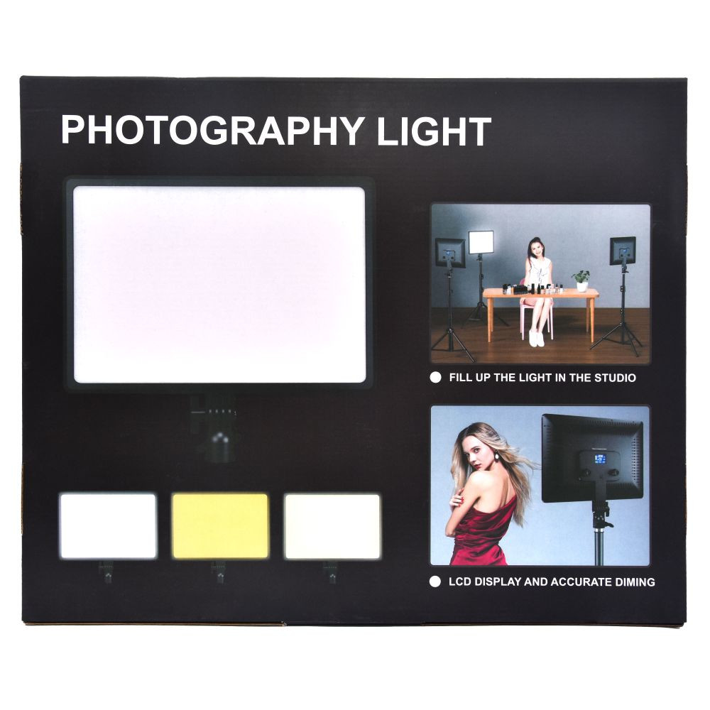 Кільцева лампа LED Camera Light 36cm Remote (A-111) Black - 5