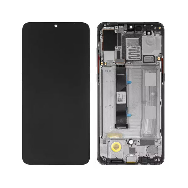 Дисплейний модуль для Xiaomi Mi 9, з рамкою, Original Ref., Black - 1
