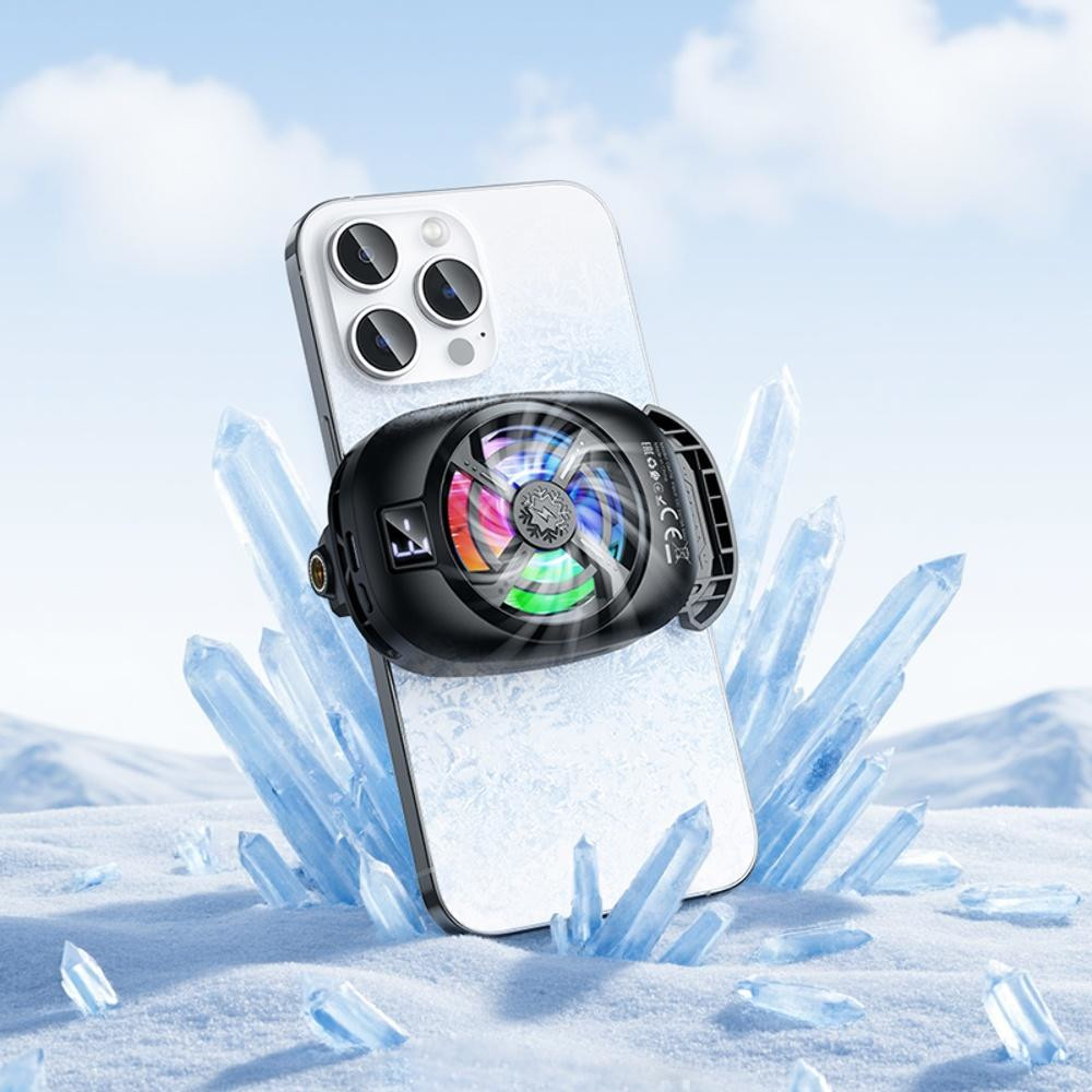 Мобільний кулер Hoco GM76, Black - 7