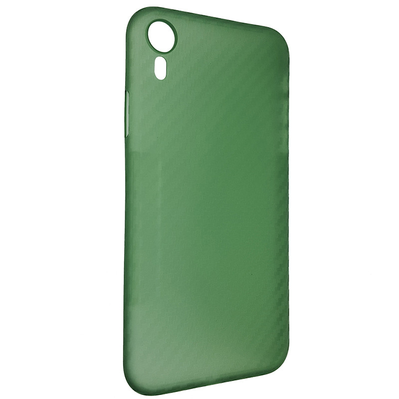 Чохол Anyland Carbon Ultra thin для Apple iPhone XR Green - 1