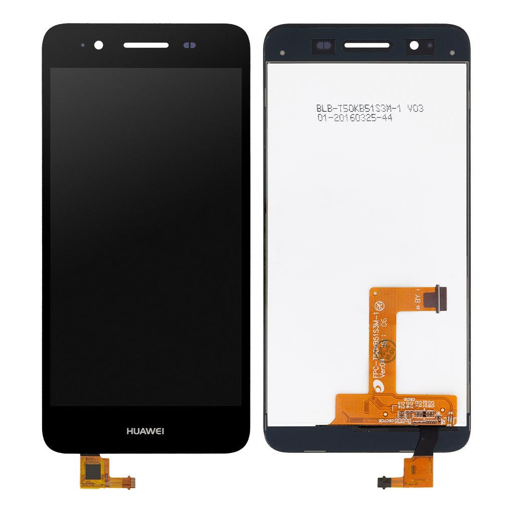 Дисплейний модуль Huawei GR3 2015, P8 Lite Smart (TAG-L01), Enjoy 5s, Original PRC, Black - 1