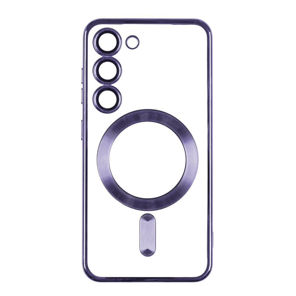 Чохол TPU Metallic Full Camera with Magsafe для Samsung S918 Galaxy S23 Ultra, Gold - 10