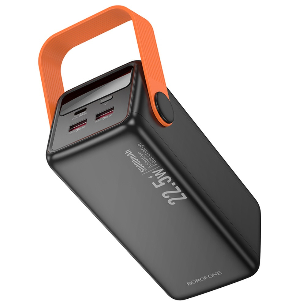 Універсальна мобільна батарея Borofone BJ66A 50000 mAh, 22.5W, PD 20W, Black - 11