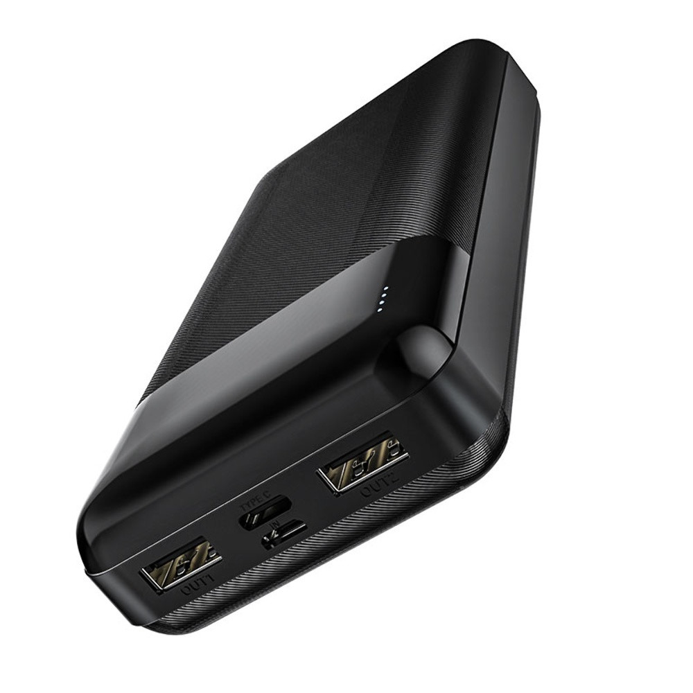 Універсальна мобільна батарея Hoco J72A, 20000 mAh, Black - 3