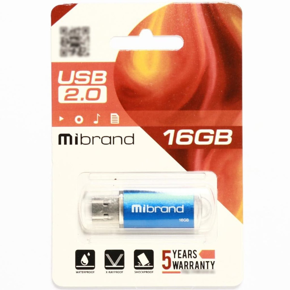 Флешка Mibrand USB 2.0 Cougar 16Gb Blue - 2