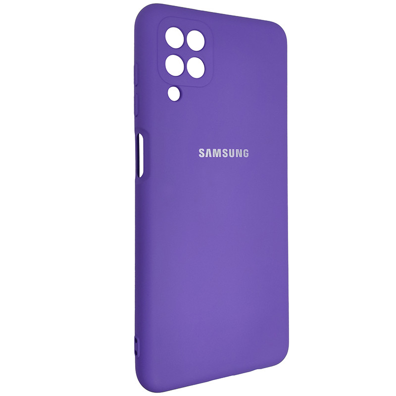 Чохол Silicone Case for Samsung A12\M12 Light Violet (41) - 2