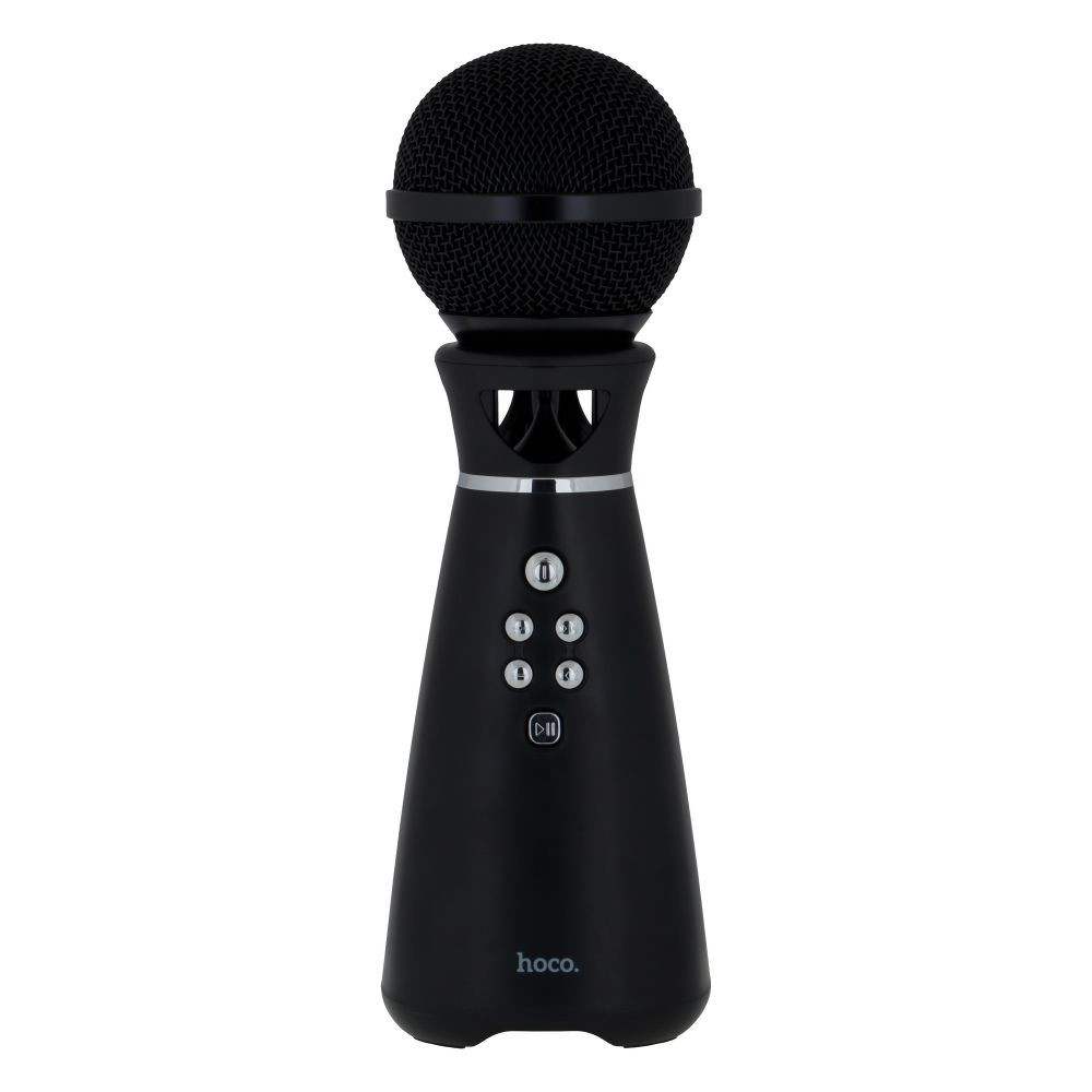 Мікрофон-Колонка Hoco BK6 Black - 1