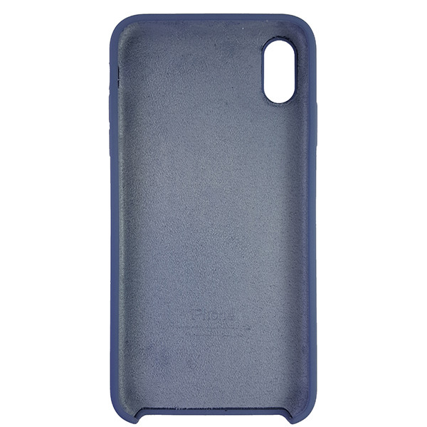 Чохол Copy Silicone Case iPhone XS Max Gray Blue (57) - 4