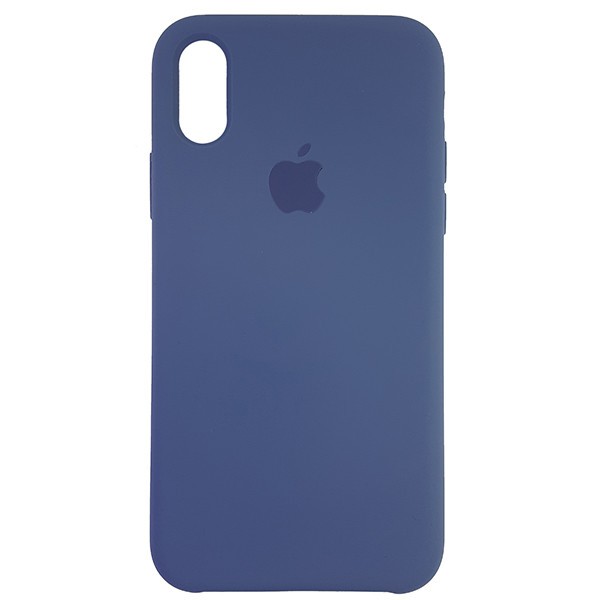 Чохол Copy Silicone Case iPhone X/XS Gray Blue (57) - 3