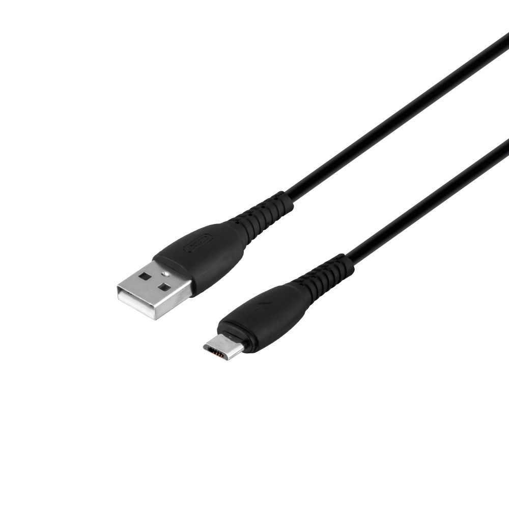 Кабель XO NB-P163  2.4A USB Micro Black - 2