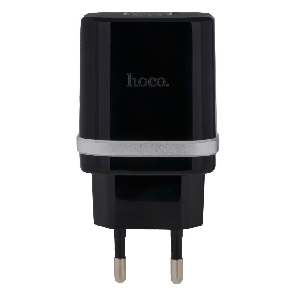 Мережевий Зарядний Пристрій Hoco C12Q, QC 3.0, PD 18W, Cable Micro Black - 4