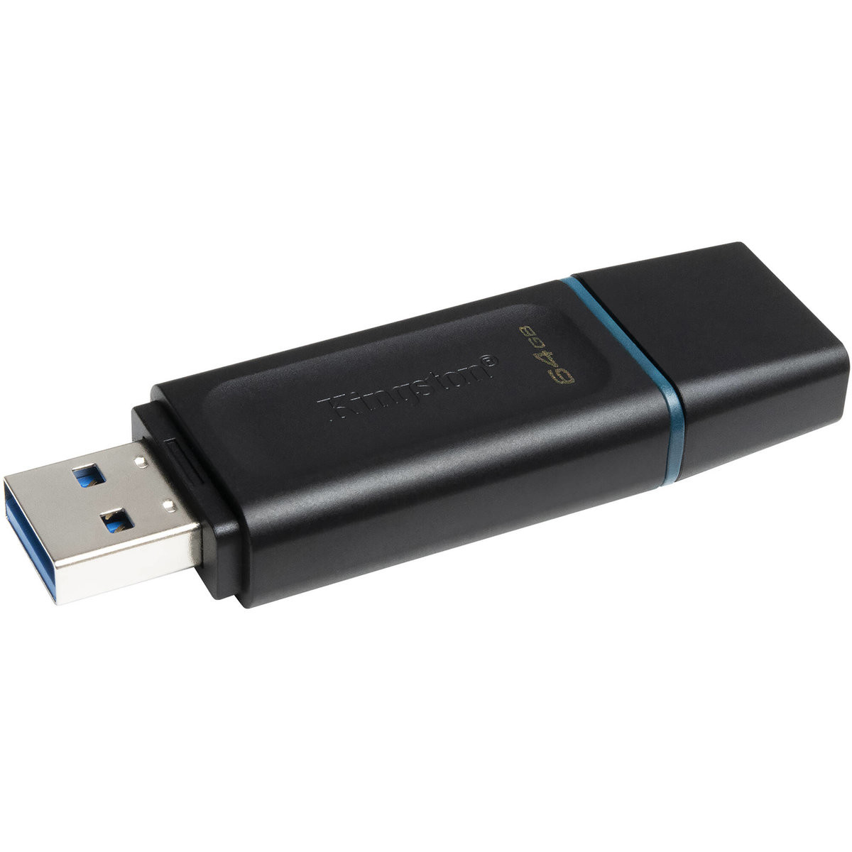 Флешка Kingston DT Exodia, USB 3.2, 64GB, Black-Teal - 5