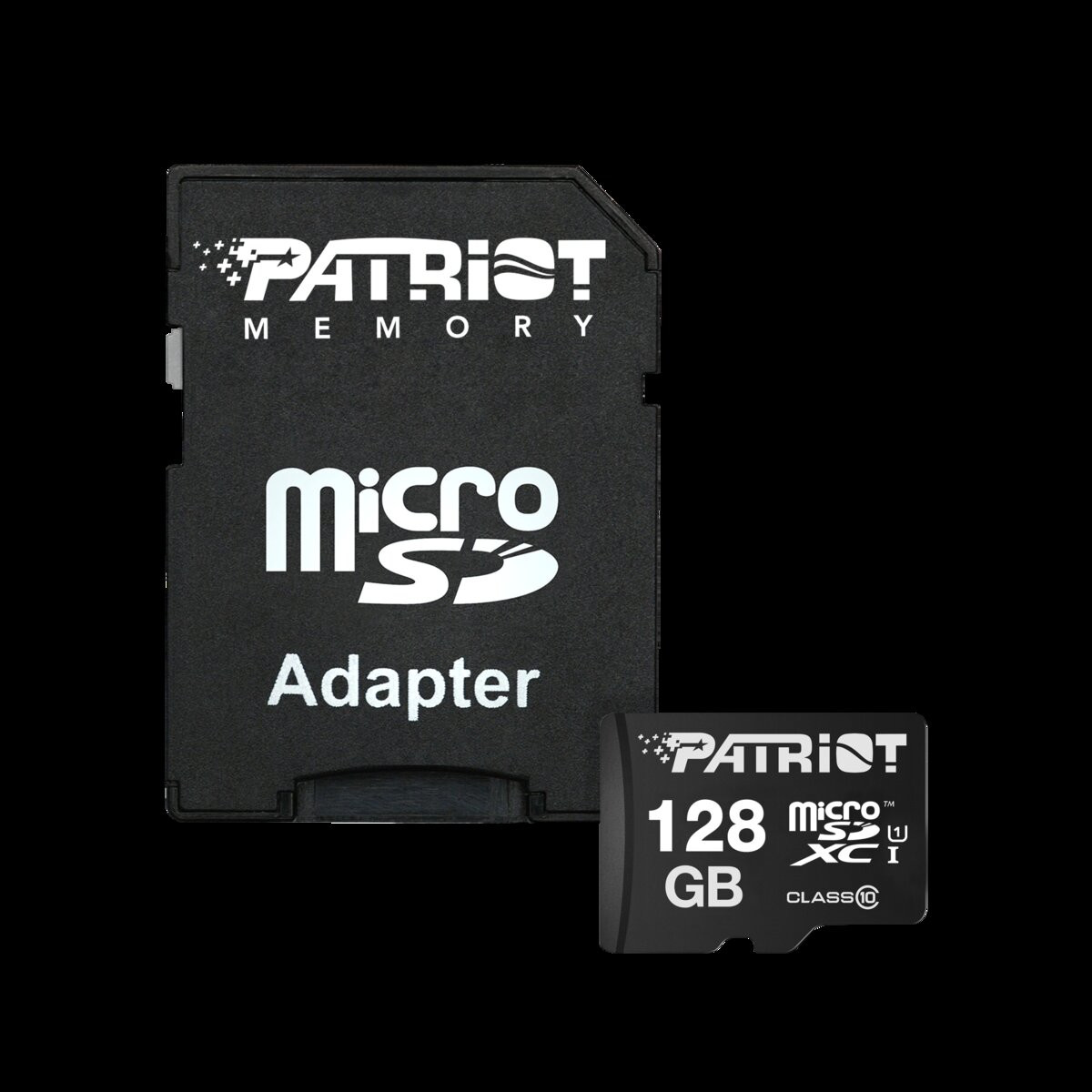 Карта пам'яті Patriot LX Series 128Gb microSDXC (UHS-1) class 10 (adapter SD) - 1