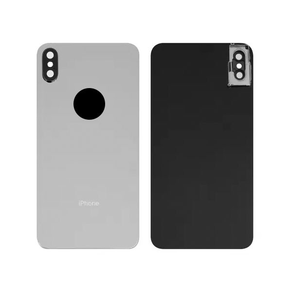 Задня панель корпуса для iPhone X, біла, із склом камери, small hole - 1