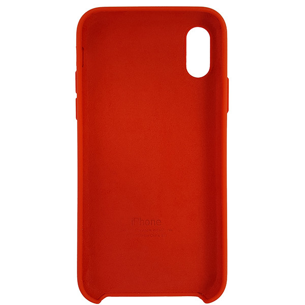 Чохол Copy Silicone Case iPhone X/XS Red (14) - 4