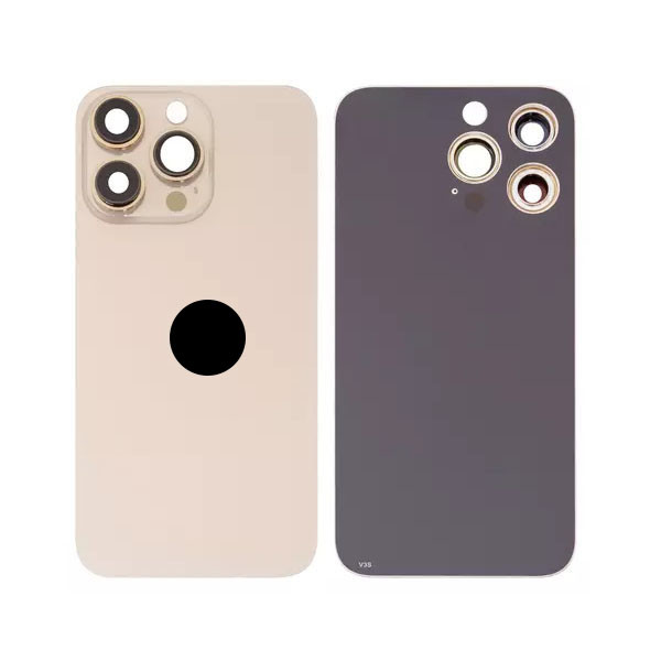Задня кришка для iPhone 13 Pro, зі склом камери, Small Hole, Gold - 1