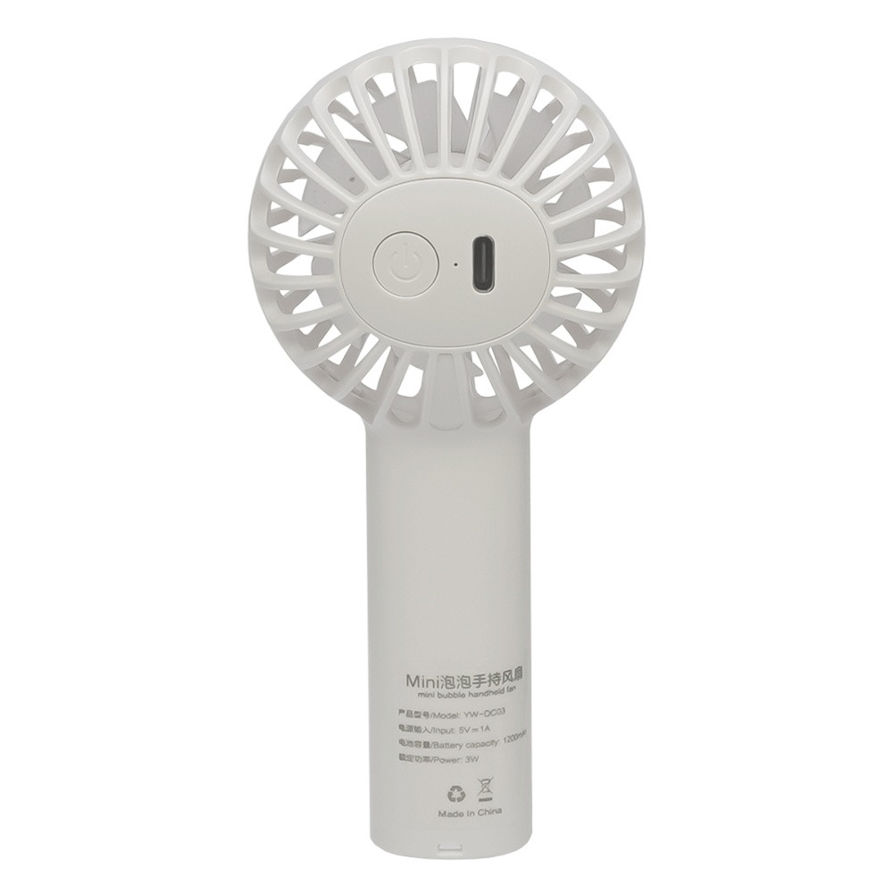 Ручний безпровідний вентилятор GXQC DC03, White - 9