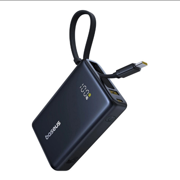 Універсальна мобільна батарея Baseus PicoGo, 10000mAh, 45W, Cosmic Black - 4