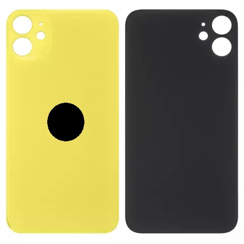 Задня кришка для iPhone 11, Big Hole, Yellow - 1