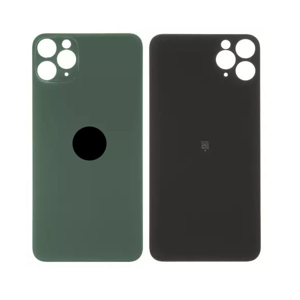 Задня кришка для iPhone 11 Pro Max, Original PRC, Big Hole, Matte Midnight Green - 1