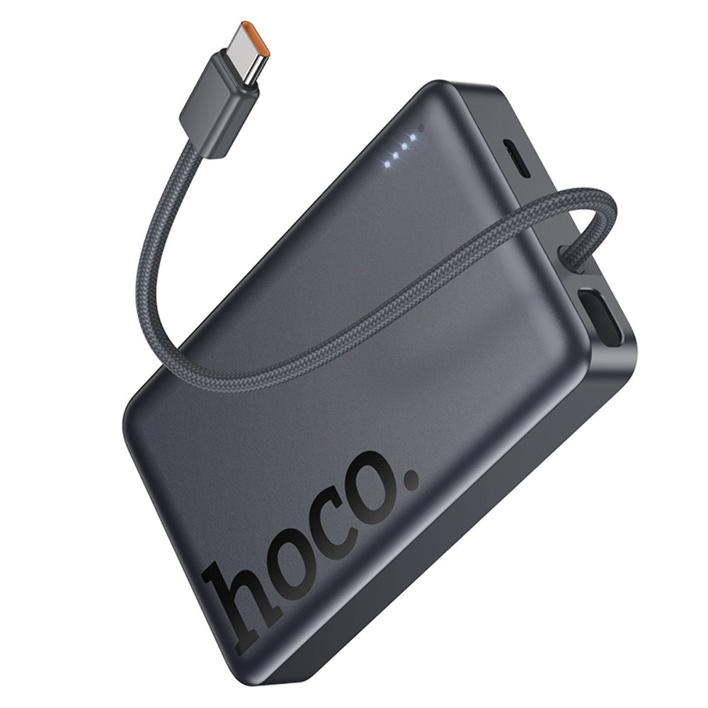 Універсальна мобільна батарея Hoco Q44, 10000mAh, PD 20W, Super Fast Charge, Gray - 1