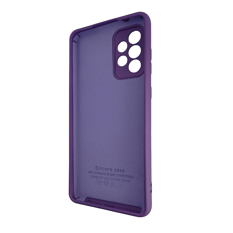 Чохол Silicone Case for Samsung A32 Light Violet (41) - 2