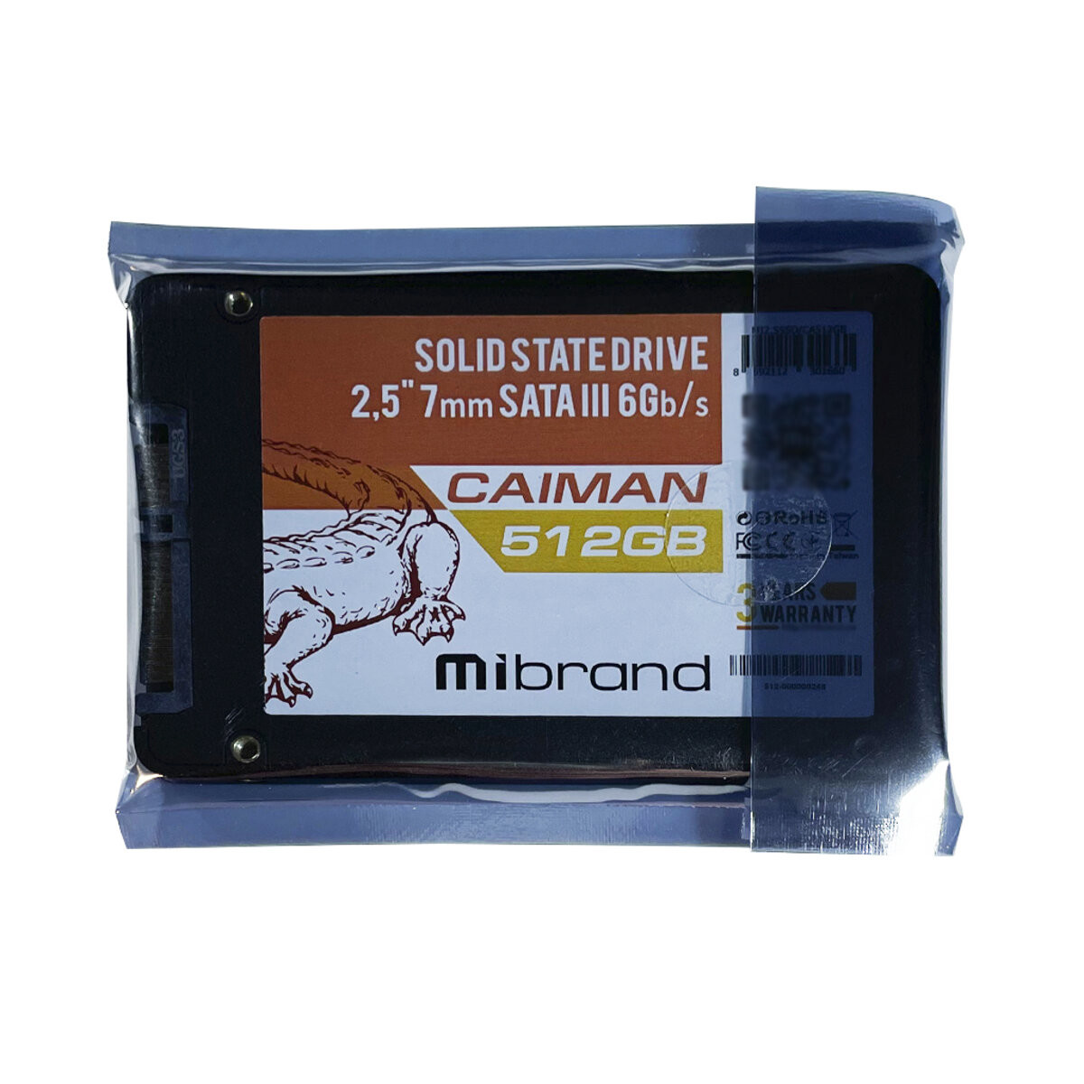 SSD Mibrand Caiman 512GB 2.5&quot; 7mm SATAIII Bulk - 4
