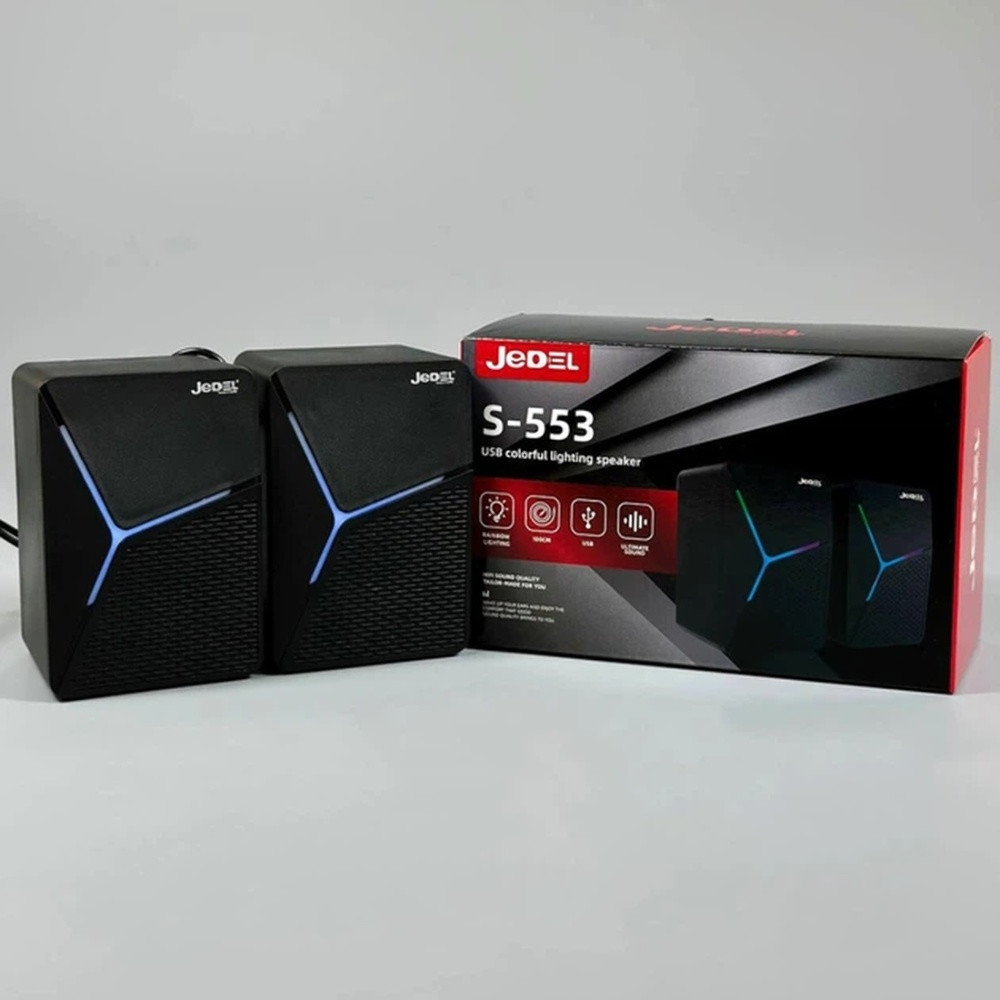 Провідні колонки Jedel S-553, 2x3W, Black - 2