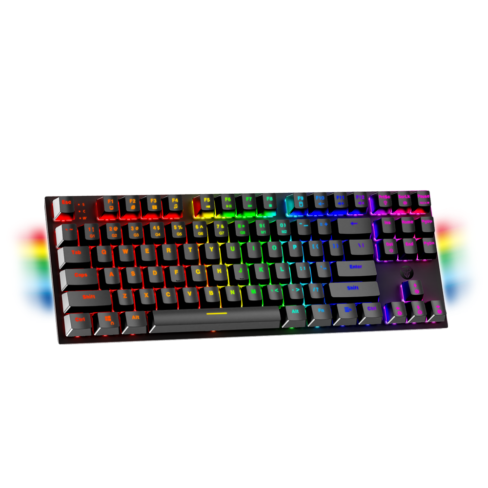 Клавіатура Fantech MAXFIT 87 MK856 RGB Blue Switch Black - 9