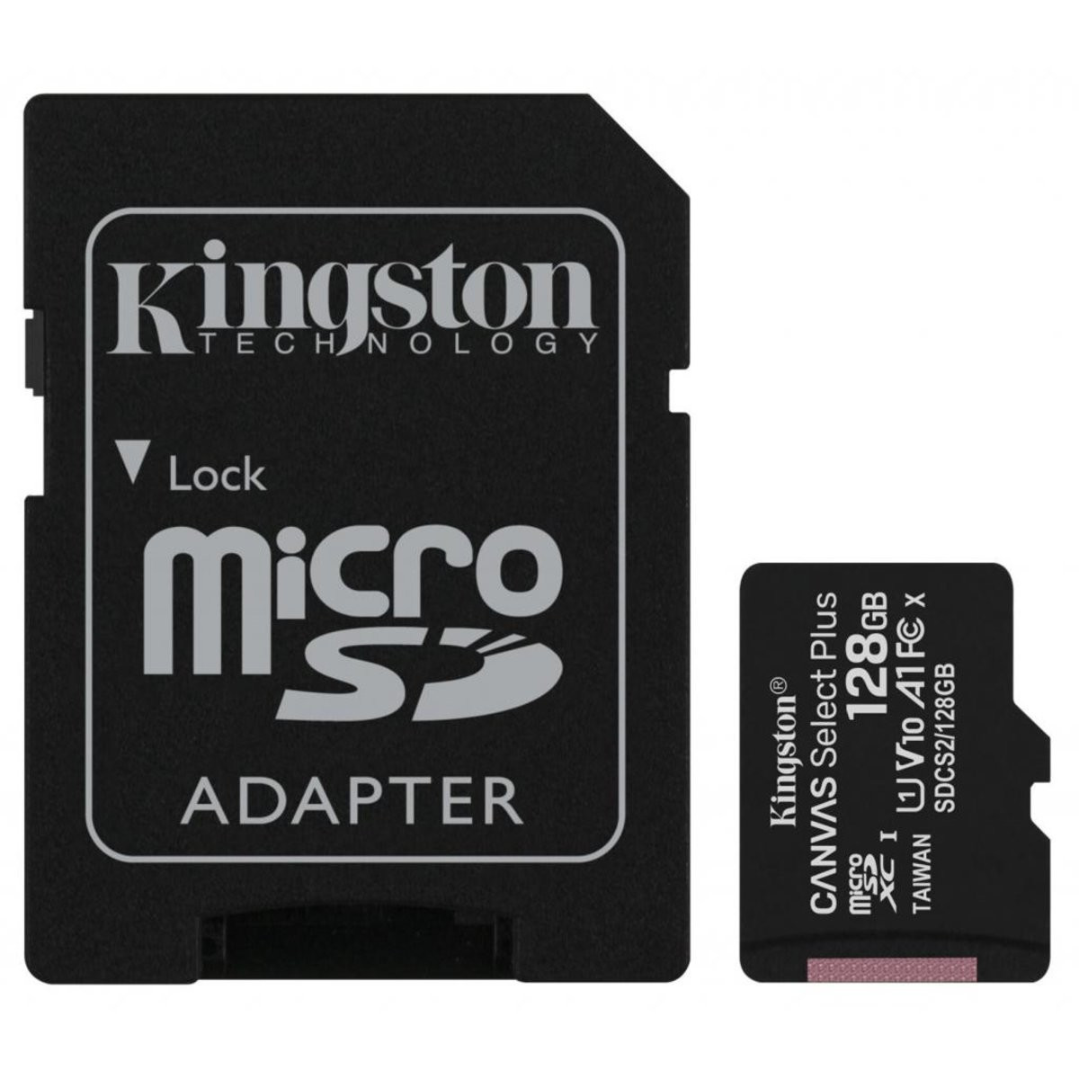 microSDXC (UHS-1) Kingston Canvas Select Plus 128Gb class 10 А1 (R-100MB/s) (adapter SD) - 3