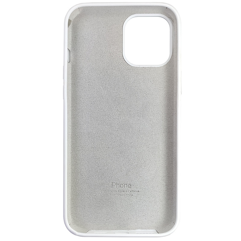 Чохол Copy Silicone Case iPhone 12/12 Pro White (9) - 5