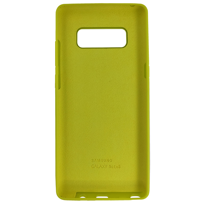 Чохол Silicone Case for Samsung Note 8 Sun Yellow (43) - 3