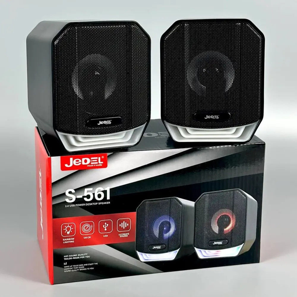 Провідні колонки Jedel S-561, 2x3W, Black - 7