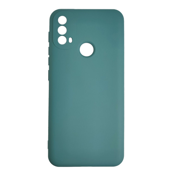 Чохол Silicone Case for Motorola E40 Dark Green - 1