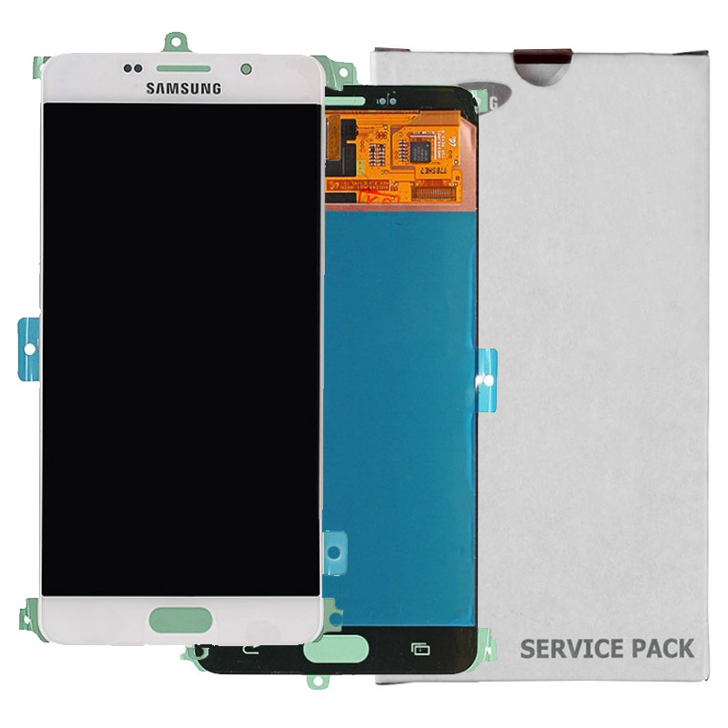Дисплейний модуль Samsung A710H Galaxy A7 (2016) (Super AMOLED) (Service Pack Original), White - 2