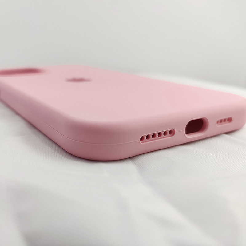 Чохол Copy Silicone Case iPhone 12 Pro Max Light Pink (6) - 4