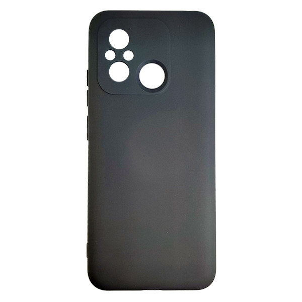 Чохол Silicone Case для Xiaomi Redmi 12C, Black - 1
